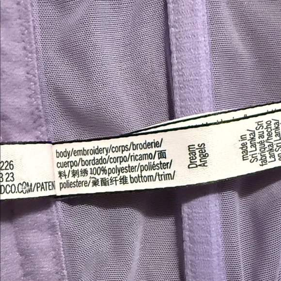 Victoria's Secret Dream Angel Lavender Floral Lace Bustier Sz Small EUC - Picture 11 of 16